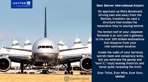 Accessible only by train from jeppesen terminal, the b gates are served by commuter flights. United Airlines United Twitter