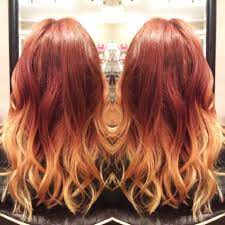 Even Though Halloween Is Over Sigh We Can Still Enjoy The Bright Fall Colors Gorgeous Copper Copper Blonde Balayage Ombre Hair Blonde Balayage Hair Copper