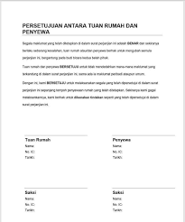 Contoh surat perjanjian kerja sama, jual beli tanah, kontrak dan sewa rumah, serta utang piutang yang bisa dijadikan referensi. Contoh Surat Perjanjian Sewa Rumah Kedai Download Kumpulan Gambar