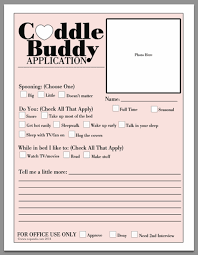 Dating application form template includes personal information such as name, birth date, gender, marital status, occupation, email, phone, state they live in. Seeking Qualified Cuddle Buddy Imgur