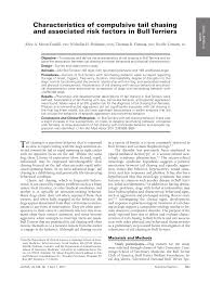 Brooklyn farm, pet & hardware llc is all about service to the community. Pdf Characteristics Of Compulsive Tail Chasing And Associated Risk Factors In Bull Terriers