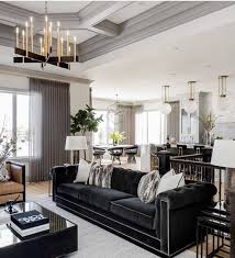 Black Velvet Sofa Chesterfield Artdecostyle Blackandwhite Livingroomdecor Restorat Contemporary Living Room Living Room Interior Living Room Design Modern
