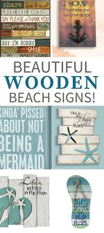 Coastal signs are extremely popular for cottage decorating, and you're sure to find a seaside or lakeside sign to fit your decor. Wooden Beach Signs Coastal Wood Signs Beachfront Decor In 2021 Beach Signs Wooden Beach Signs Beach Wood Signs