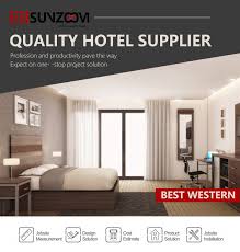 Interior moden bilik tidur adalah ringkas dan berfikir untuk terperinci terkecil. Nice Best Western Hotel Set Perabot Bilik Tidur Dalaman