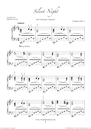 Part of the christmas together songbook. Free Silent Night Piano Sheet Music Advanced Version