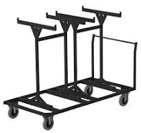 Chariot pour garde-corps de podium