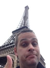 Eiffel Tower selfie with Greg