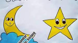 Mewarnai gambar matahari bulan bintang pewarna e. Menggambar Dan Mewarnai Matahari Bulan Dan Bintang Dengan Mudah Youtube