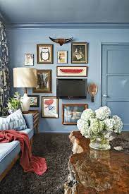 Splash the wall of your staircase with a cheerful blue to make daily trips more fun. 30 Best Living Room Paint Color Ideas Top Paint Colors For Living Rooms