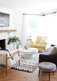 An awkwardly shaped living room can be baffling to decorate, but no space is ever too odd for beautiful. Small Space Living Room Farm House Living Room House Interior Home Decor Inspiration