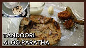Stuffed Tandoori Aaloo Parantha In A Pressure Cooker Recipe By Healthy Kadai Pressure Cooker Recipes Paratha Recipes Recipes