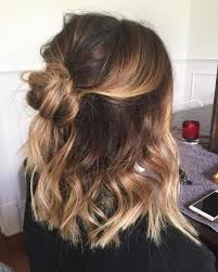 Wrap the entire twisted hair into a bun and secure it with a pin. 28 Cute Hairstyles For Medium Length Hair Right Now Hair Styles Hair Lengths Mid Length Hair