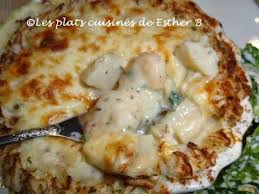Ces Coquilles Sont Plus Qu Excellentes Elles Sont Savoureuses Elles Sont Pleines De Gout J Ai Pris Cette Belle Recette Chez La Ge Recipes Fish Recipes Food