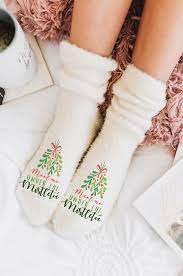 Christmas Socks Fuzzy Socks Women S Holiday Socks Novelty Socks Fluffy Socks Stocking Stuffer Winter Socks Sleep Socks In 2021 Holiday Socks Fluffy Socks Christmas Socks