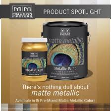 Matte Metallic Paint Colors Modern Masters Cafe Blog