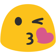 Face Blowing A Kiss On Google Android 7 0 Emotion Faces Kiss Emoji Funny Emoticons