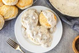 Image result for sausage gravy biscuits
