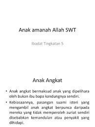 Anak Amanah Allah