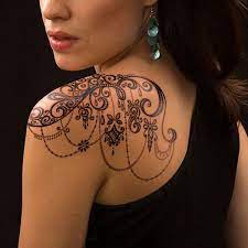 Awesome sunflower watercolor back shoulder tattoo ink ideas for women. 30 Lace Tattoo Designs For Women For Creative Juice