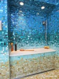 Mosics Bathrooms Beach Theme Bathroom Tropical Bathroom Shower Tile Designs