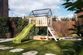 Kinderspielhaus Moritz Create By Obi Kinderspielhaus Spielturm Selber Bauen Spielhaus