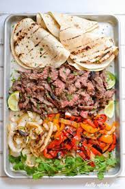 There's something wonderfully satisfying about cooking your own takeaway from scratch; 9 Healthy Saturday Dinner Steak Fajita Recipe Recipes Fajita Recipe