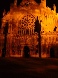 Exeter Cathedral On Hallowwen Night Johngrovesart Exeter Cathedral Cathedral Church Cathedral