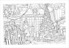 Collection of barbie christmas coloring pages (21). Barbie Christmas Coloring Page Novocom Top