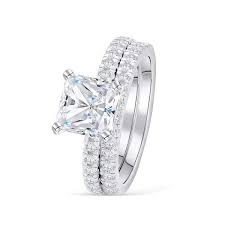 The Amore Vintage Engagement Wedding Rings 2 Carat Engagement Ring Affordable Wedding Ring Set