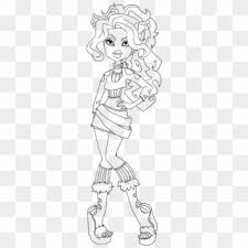 16 monster high pictures to print and color. Clawdeen Wolf Monster High Coloring Monster High Coloring Pages Clawdeen Wolf Hd Png Download 542x1256 2379827 Pngfind