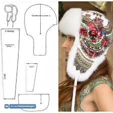 как сшить шапку из меха своими руками и выкройки Simulation Of Women S Hats With Earflaps 0 Vykrojki Shlyap Vykrojki Flisovye Shlyapy