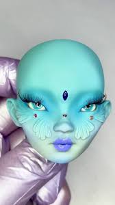 @pidgindoll x @tinayuart 🩵 This is just the beginning, be sure follow us  both for part 2 & 3 #pidgindoll #tinayu #tinayuart #art #artdoll #alien  #princess #naiia #doll #dolls #artistsupportartists ...