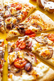 Check spelling or type a new query. Goat Cheese Pizza With Mushrooms And Healthy White Sauce