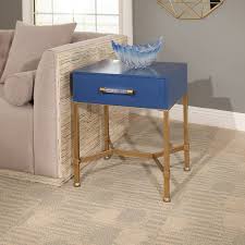Camilla End Table Blue Side Table End Tables Accent Table
