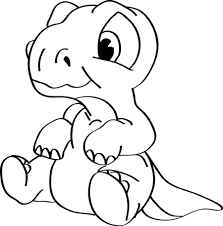 Dinosaurio Dibujo Para Colorear