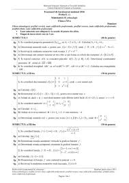 Subiecte simulare bacalaureat 2016 romana clasa a xi a. Simulare Bac 2018 MatematicÄ Subiecte Bareme Edu Din Anii Anteriori Profil Tehnologic M2 Clasa A 11 A Jitaruionelblog Pregatire Bac Si Evaluarea Nationala 2021 La Matematica Si Alte Materii Materiale Lectii Formule