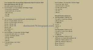 Maybe you would like to learn more about one of these? Kunci Jawaban Buku Senang Belajar Matematika Kelas 6 Kurikulum 2013 Revisi 2018 Halaman 91 92 95 98 99 102 109 110 113 126 127 131 132 136 139 142 143 147 148 149 153 154 157 158 161 162 Dunia Smk