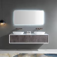 This floating vanity was designed custom for a customer as was most of our items and we loved the design so now you can purchase it too! Wall Mounted Hanging Floating Bathroom Cabinet Tw 2202