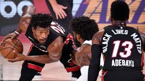 Goran dragic added 23 points for miami. Nba Play Offs Miami Heat Reach Eastern Final As Lebron James Helps Lakers To Win Bbc Sport