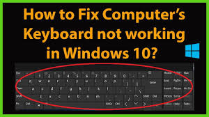 A considerable amount of users have reported that by doing this, their keyboard has started working. How To Fix Keyboard Not Working In Windows 10 Youtube