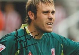 STOKE: STEVE SIMONSEN SIGNED 6x4 ACTION PHOTO+COA