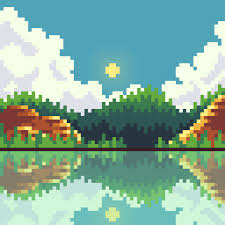 64x64 hd minecraft pe texture packs. Mountain Side Lake 64x64 Palette Rosy42 Pixelart
