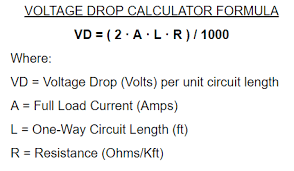 Permissible Voltage Drop Energypedia Info