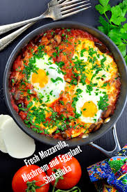 It's best with a slice or two of challah bread to sop up the juices. Shakshuka Not Just For Passover Recipenot Just For Passover Recipes Fresh Mozzarella Mushroom And Eggplant Shakshuka Recipe