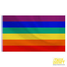 Lerne die bedeutung von ‍: Regenbogen Flagge 250 X 150 Cm 10 99