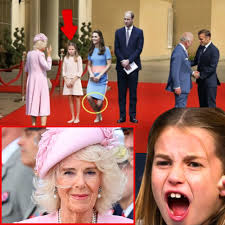 BREAKING ROYAL DRAMA! In a moment no one inside the palace will forget,  Princess Charlotte reportedly REFUSED to curtsy to her step-grandmother,  Queen Camilla — and the room fell SILENT. Gasps, whispers,
