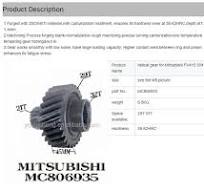 Driving Gear / Driven Gear for Mitsubishi Fv415 Popular Sale ...
