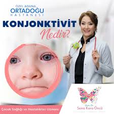 Konjonktivit 👁️ Konjonktivit, gözün konjonktiva tabakasının  iltihaplanmasıdır ve çocuklarda sıkça görülebilir. Belirtileri şunlardır: