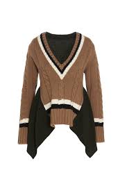Sacai Asymmetrical Hemline Sweater Available On Www Julian Fashion Com 175237 Ca