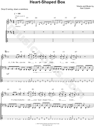 5 4 3 2 1. Nirvana Heart Shaped Box Bass Tab In D Major Download Print Sku Mn0073189